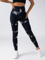Tie-Dye High-Waist Leggings - Seamless Butt-Lifting Tights