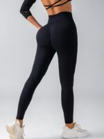 Seamless High-Waist Leggings - Butt-Lifting Compression Tights - Image 4