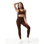 Halter Open-Back Yoga Set - Seamless Padded Bra & High-Waist Leggings - Image 5