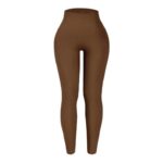 Ribbed High-Waist Leggings - Soft Compression Butt-Lifting Tights - Image 7