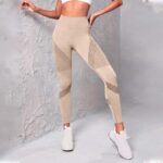 Seamless High-Waist Leggings - Peach-Booty Lifting Workout Tights - Image 7