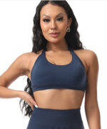 Halter Open-Back Yoga Set - Seamless Padded Bra & High-Waist Leggings - Image 8