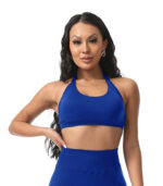 Halter Open-Back Yoga Set - Seamless Padded Bra & High-Waist Leggings - Image 9
