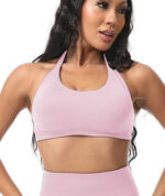 Halter Open-Back Yoga Set - Seamless Padded Bra & High-Waist Leggings - Image 10