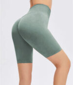 High-Waist Butt-Lifting Biker Shorts - Seamless Sculpt Shorts - Image 12