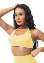 Halter Open-Back Yoga Set - Seamless Padded Bra & High-Waist Leggings - Image 13